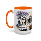 Johannesburg Coffee Mug | South Africa Travel Souvenir | Vintage Illustrated City Gift | 11 oz 15 oz Accent Mug