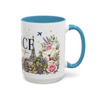 France Home Country Mug | Moving Away Gift | Long Distance Friendship | 11 oz 15 oz Accent Mug