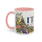 Italy Home Country Mug | Moving Away Gift | Long Distance Friendship | 11 oz 15 oz Accent Mug