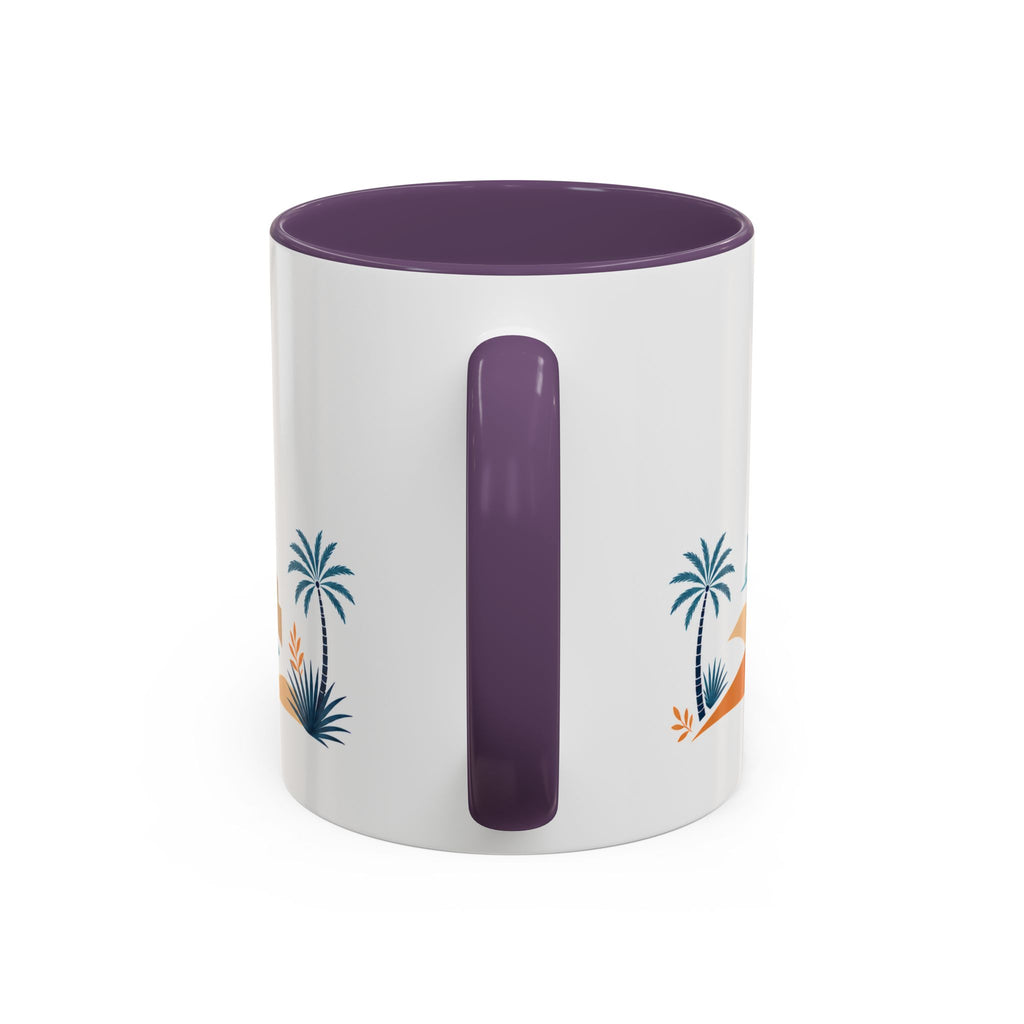 Doha Coffee Mug | Qatar Travel Souvenir | Porcelain Decal City Gift | 11oz 15oz Accent Mug