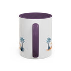 Doha Coffee Mug | Qatar Travel Souvenir | Porcelain Decal City Gift | 11oz 15oz Accent Mug