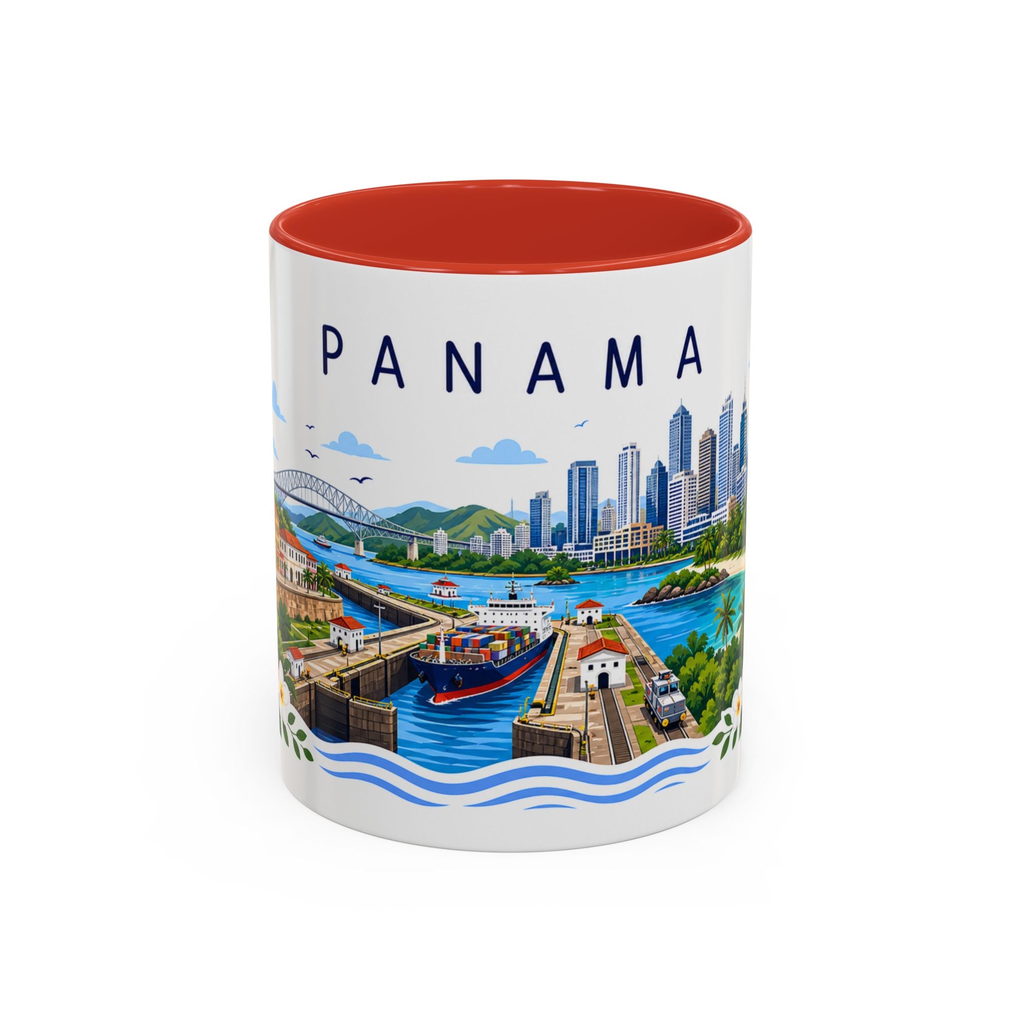 Panama Coffee Mug | Travel Souvenir Accent Mug | Place Gift Ceramic Cup 11oz 15oz