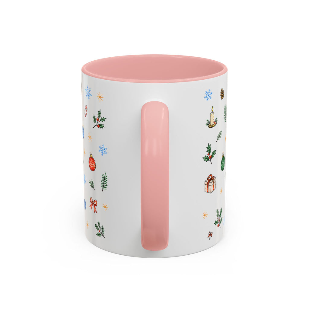 Nashville Christmas Mug | Watercolor City Souvenir, Acoustic Guitar, Harmonica (11oz 15oz)