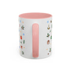 Nashville Christmas Mug | Watercolor City Souvenir, Acoustic Guitar, Harmonica (11oz 15oz)