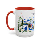 Tunisia Coffee Mug | Travel Souvenir Accent Mug | Place Gift Ceramic Cup 11oz 15oz