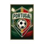 Portugal Soccer Fan Art Poster | Matte Vertical Poster | World Cup 2026 Wall Decor