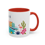 Curaçao Coffee Mug | Travel Souvenir Accent Mug | Country Gift Ceramic Cup 11oz 15oz