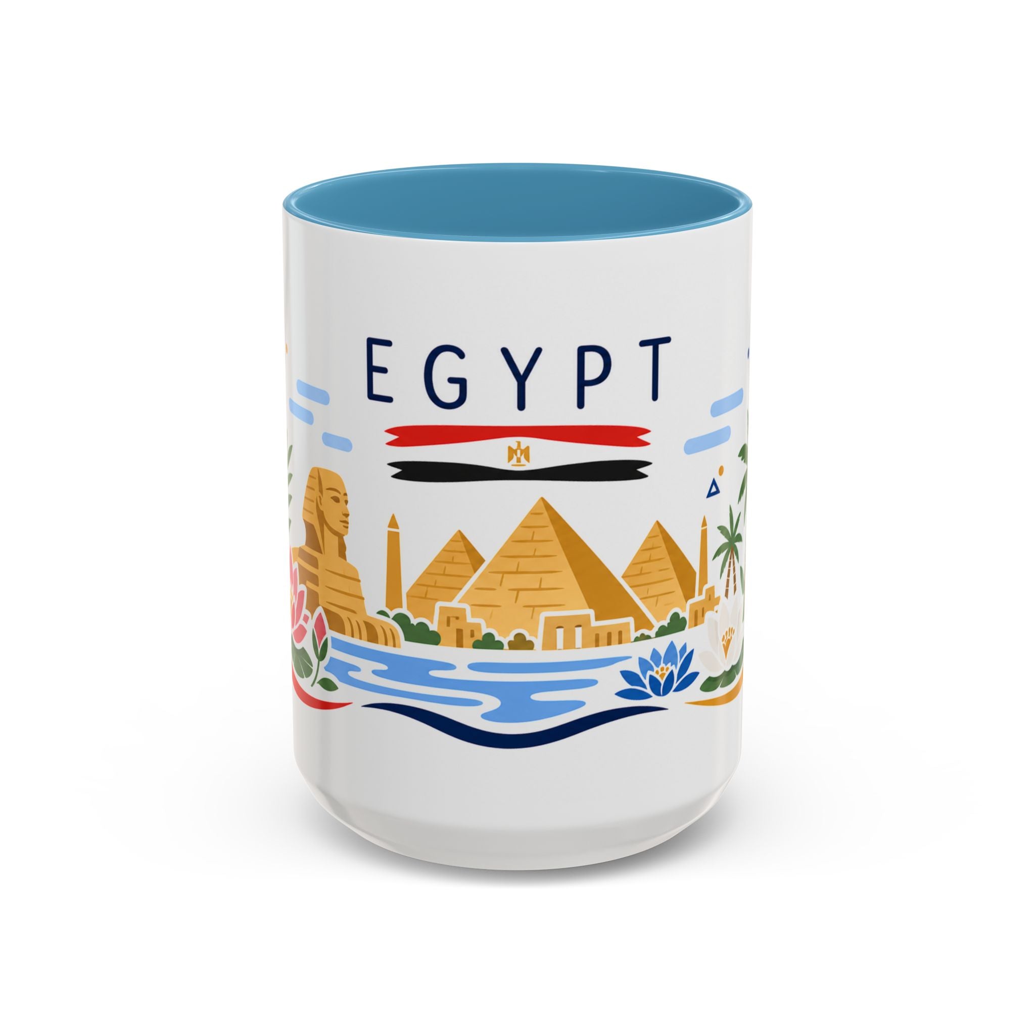Egypt Coffee Mug | Travel Souvenir Accent Mug | Country Gift Ceramic Cup 11oz 15oz