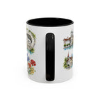 Lucerne Illustrated Travel Mug | City Souvenir Accent Coffee Mug | 11oz 15oz Ceramic Cup