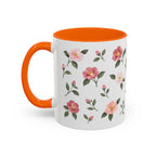 Alabama Camellia Mug, State Flower Floral Coffee Cup, 11oz Botanical Gift