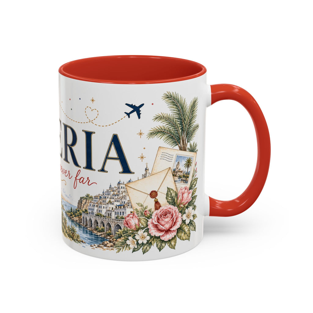 Algeria Home Country Mug | Moving Away Gift | Long Distance Friendship | 11 oz 15 oz Accent Mug