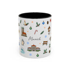Munich Christmas Mug | Watercolor City Souvenir, Travel Gift (11oz/15oz)