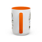 Mount Rainier Coffee Mug | National Park Hiking Washington Gift | Accent Color Ceramic 11oz 15oz