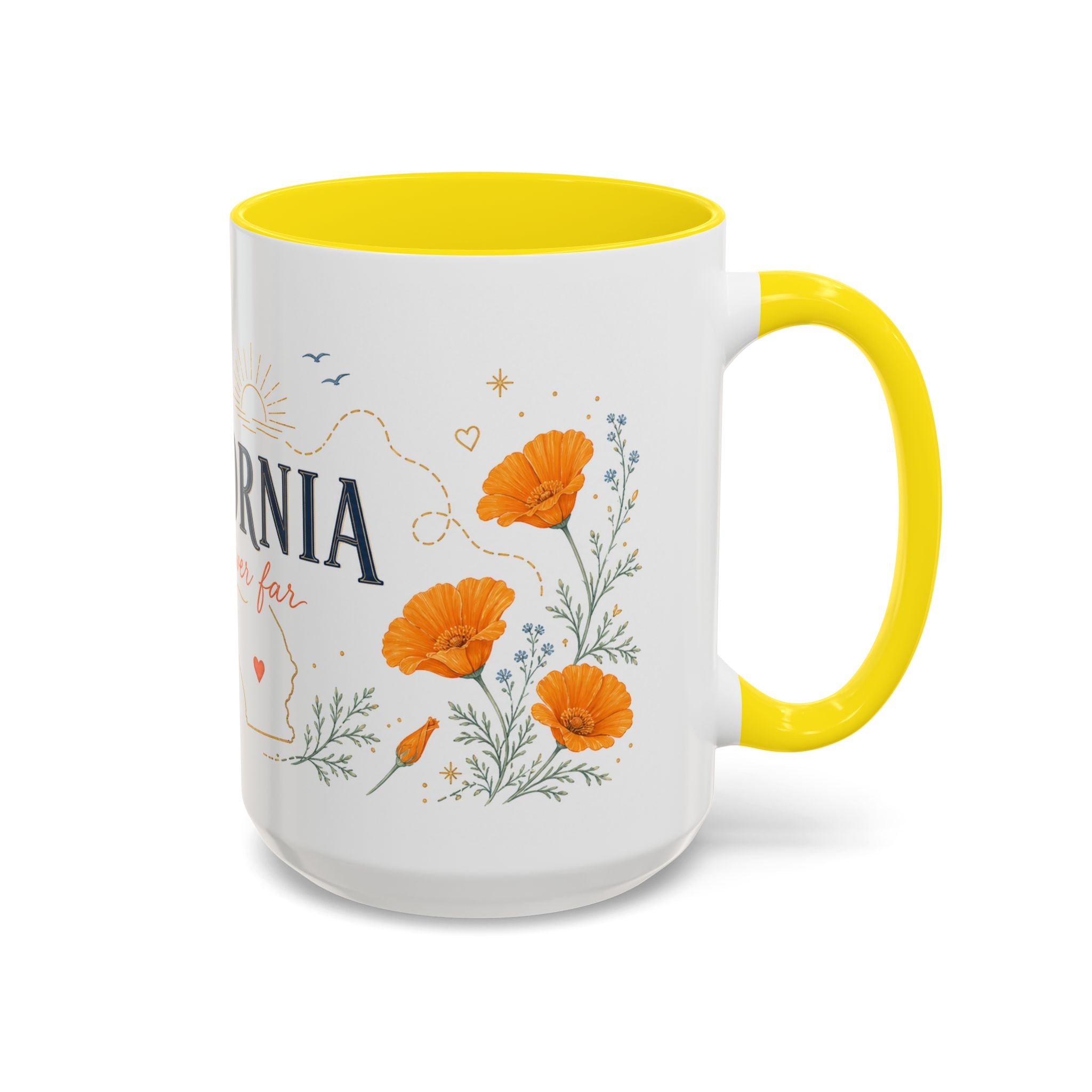 California Home State Mug | Moving Away Gift | Long Distance Friendship Coffee Cup