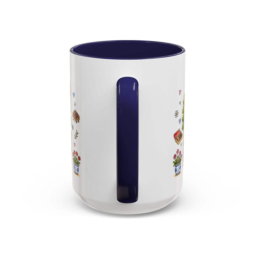Bruges Illustrated Travel Mug | Belgium Souvenir Accent Coffee Mug | 11oz 15oz Ceramic Cup
