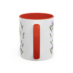 Tennessee Iris Mug, State Flower Floral Coffee Cup, 11oz Botanical Gift