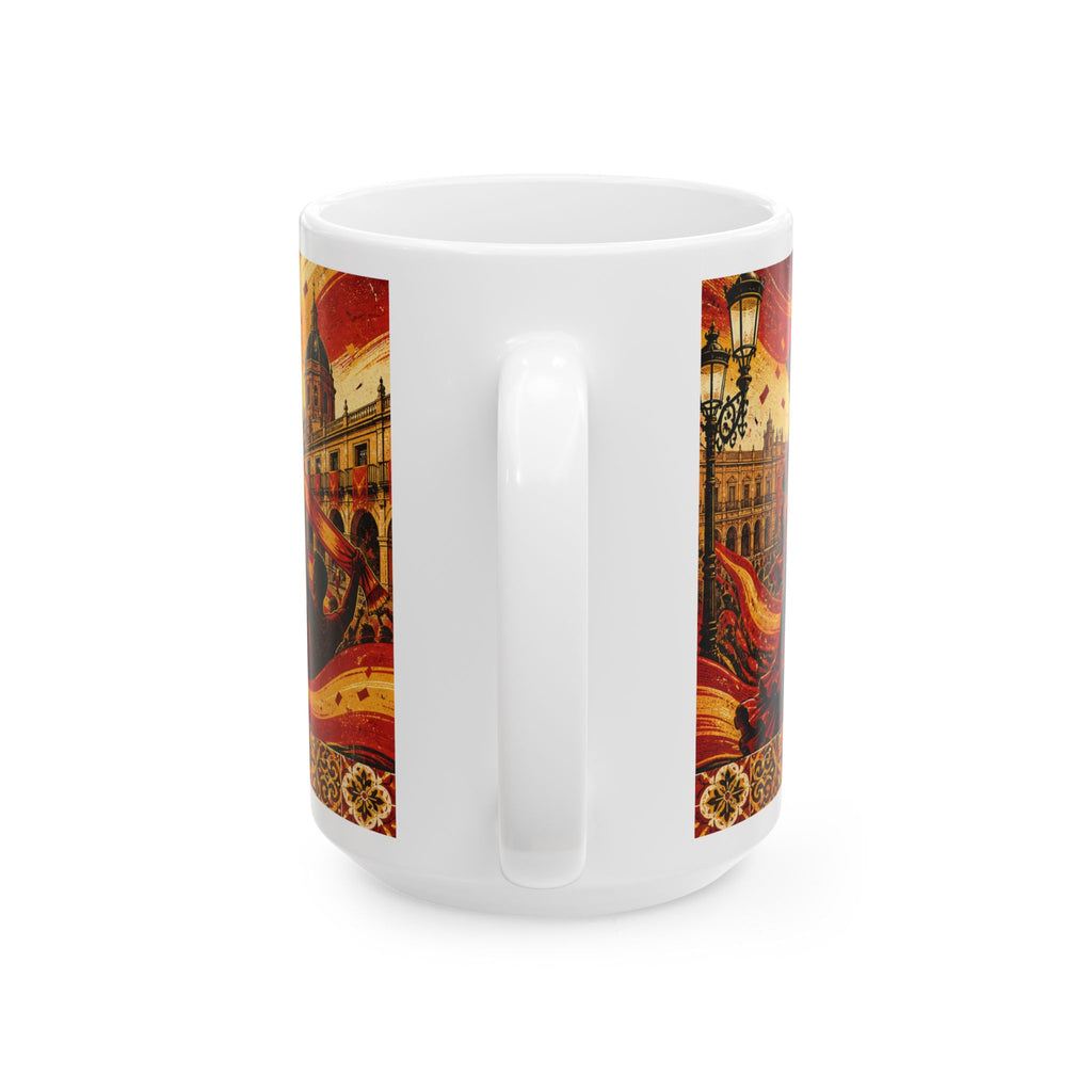 Spain Soccer Spirit Coffee Mug | Soccer Fan Gift | Ceramic 11oz 15oz Match Day Cup