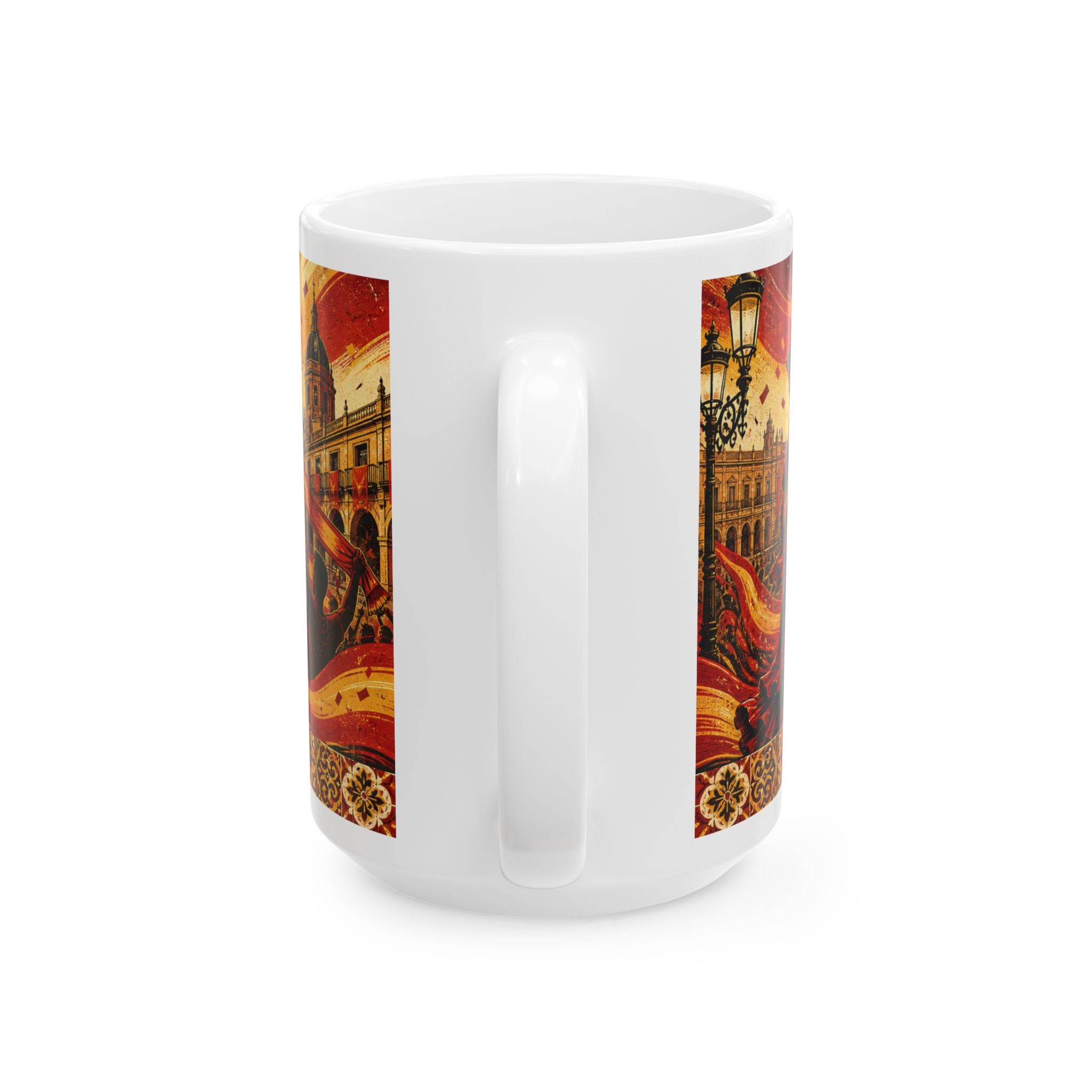 Spain Soccer Spirit Coffee Mug | Soccer Fan Gift | Ceramic 11oz 15oz Match Day Cup