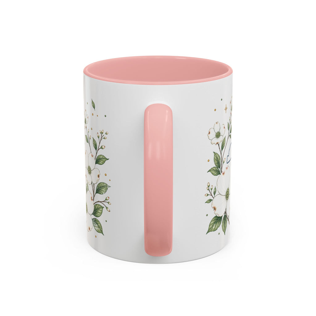 North Carolina State Map Mug | Moving Away, Homesick Gift | Botanical Accent Coffee Cup