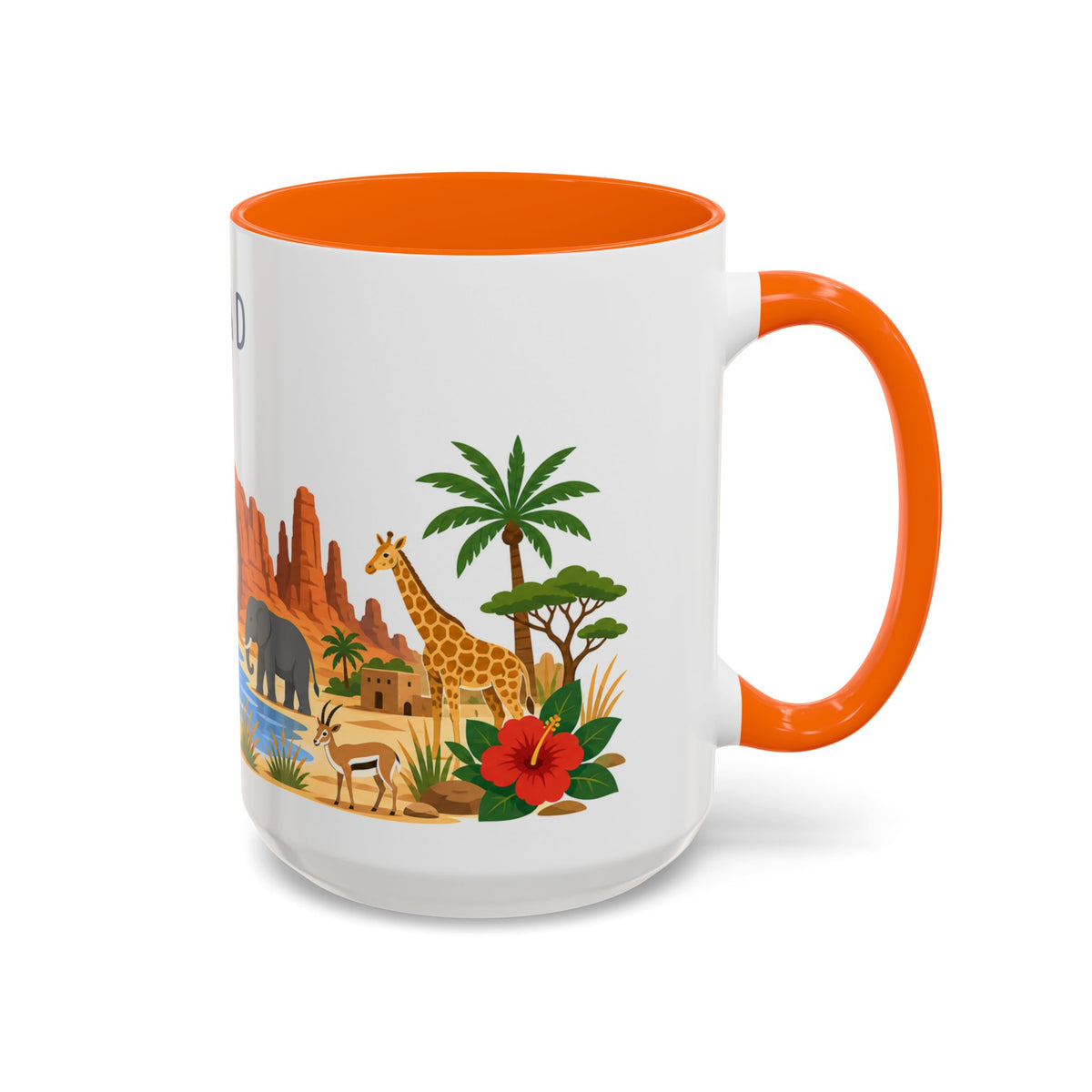 Chad Coffee Mug | Travel Souvenir Accent Mug | Country Gift Ceramic Cup 11oz 15oz
