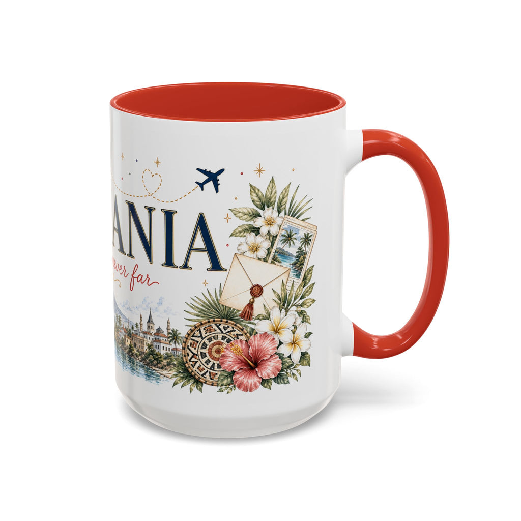 Tanzania Home Country Mug | Moving Away Gift | Long Distance Friendship | 11 oz 15 oz Accent Mug