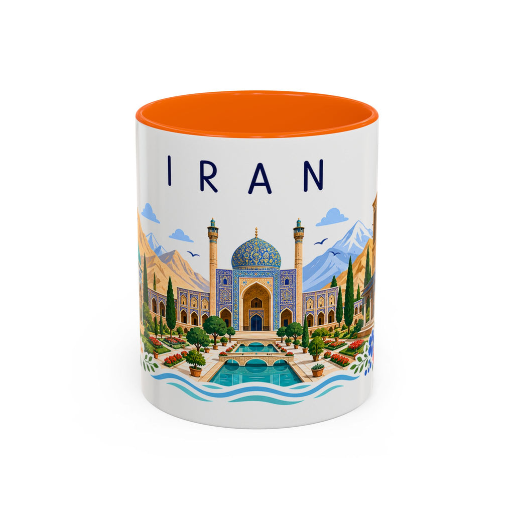 Iran Coffee Mug | Travel Souvenir Accent Mug | Place Gift Ceramic Cup 11oz 15oz