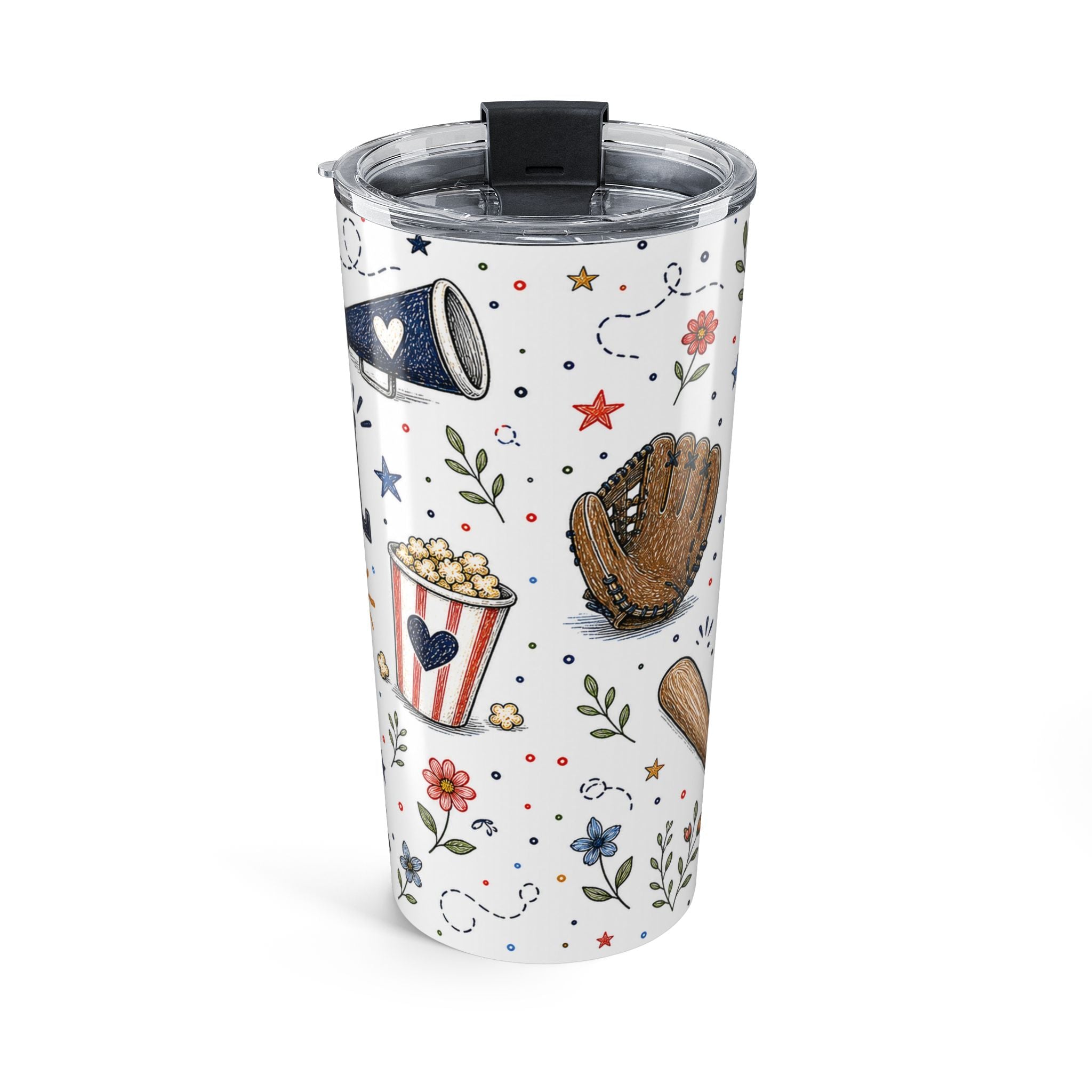 Baseball Mama 20oz Tumbler | Baseball Mom Gift | Insulated Stainless Steel Travel Cup
