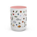 Athens Christmas Mug | Watercolor City Souvenir, Travel Gift (11oz/15oz)