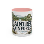Daintree Rainforest Mug, Australia Travel Souvenir, Bucket List Gift, Accent Ceramic Coffee Mug 11oz 15oz