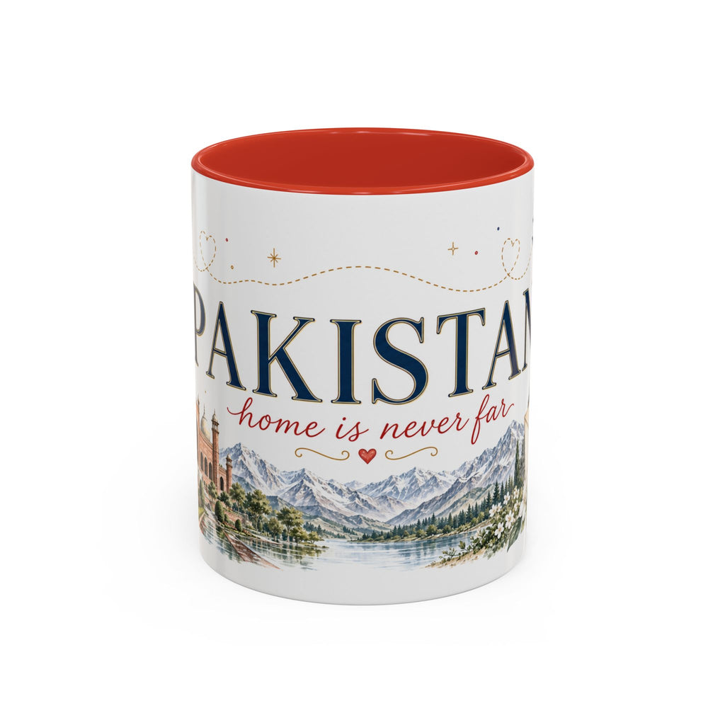 Pakistan Home Country Mug | Moving Away Gift | Long Distance Friendship | 11 oz 15 oz Accent Mug