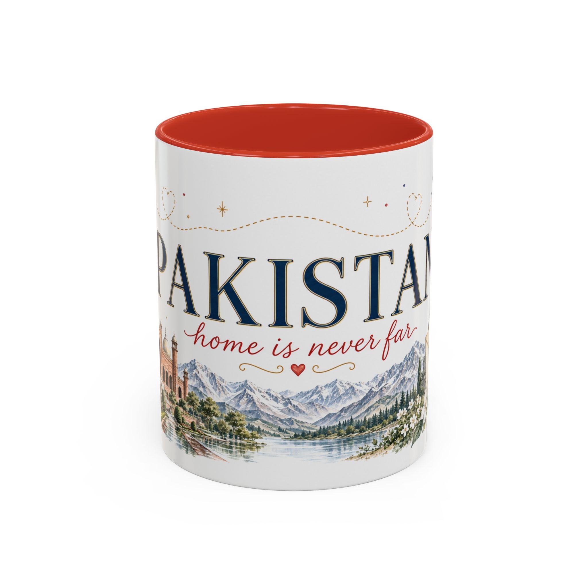 Pakistan Home Country Mug | Moving Away Gift | Long Distance Friendship | 11 oz 15 oz Accent Mug