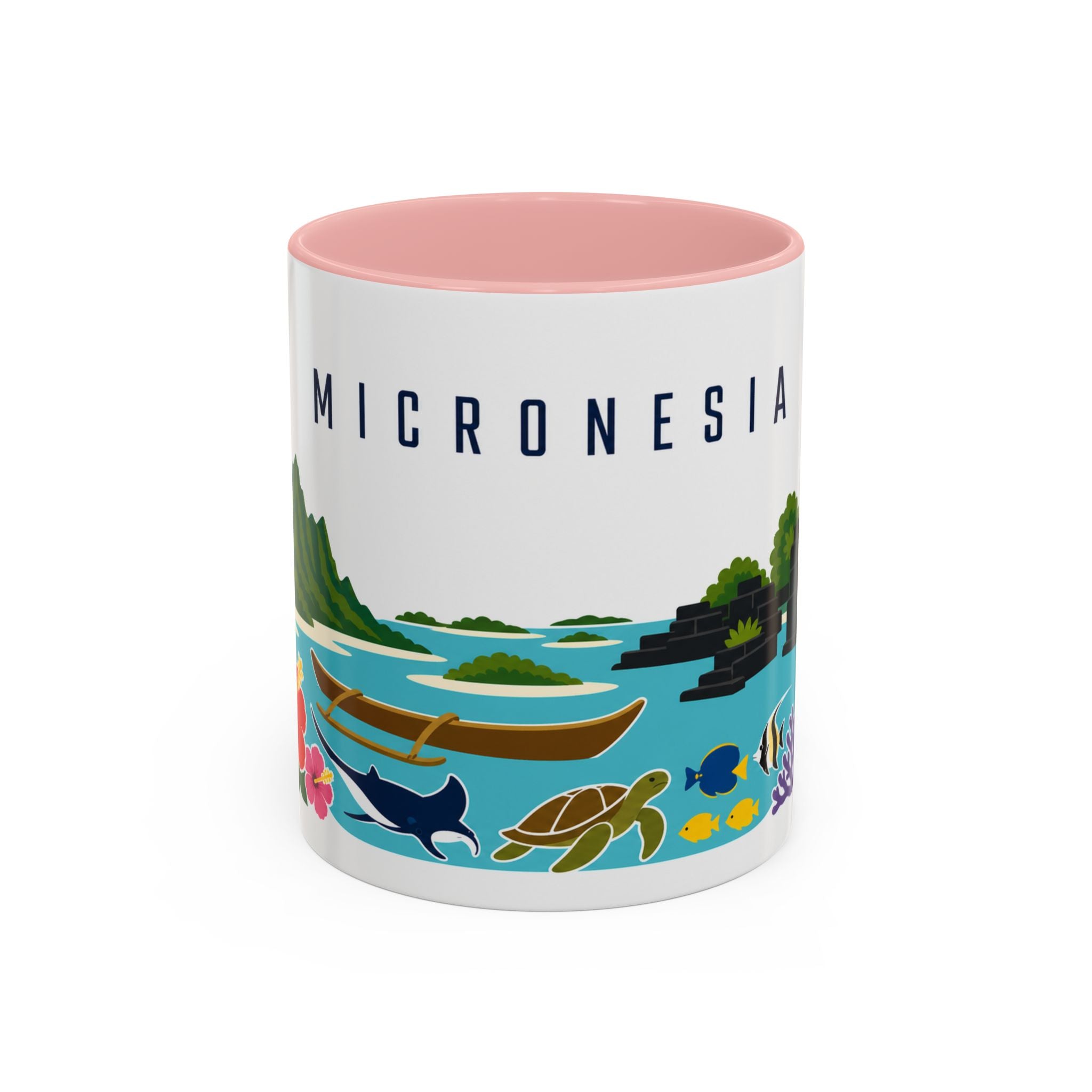 Micronesia Coffee Mug | Travel Souvenir Accent Mug | Country Gift Ceramic Cup 11oz 15oz