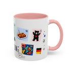 Berlin Coffee Mug | Postage Stamp Collage Mug | Travel Souvenir Accent Cup 11oz 15oz