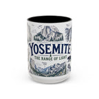 Yosemite National Park Coffee Mug | Hiking Camping Nature Gift | Accent Color Ceramic 11oz 15oz