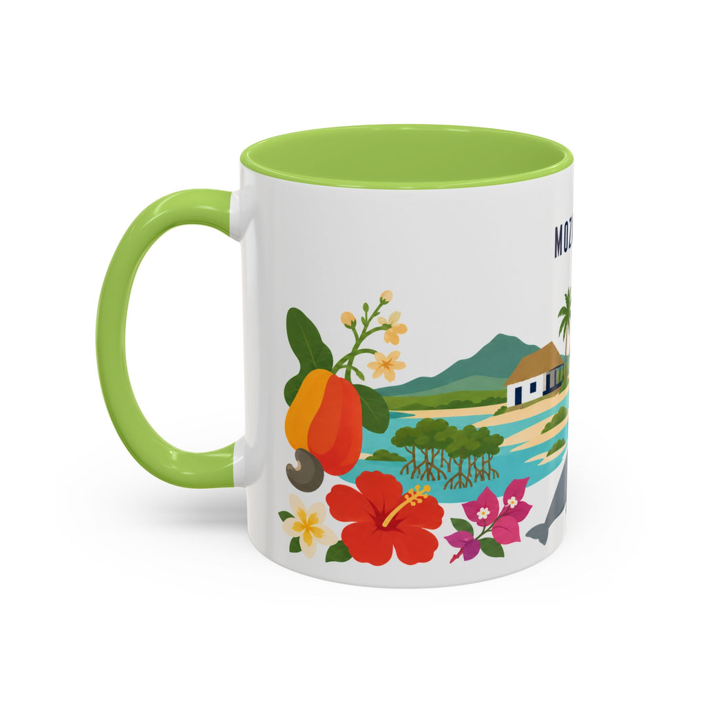 Mozambique Home Country Mug | Moving Away Gift | Long Distance Friendship | 11 oz 15 oz Accent Mug
