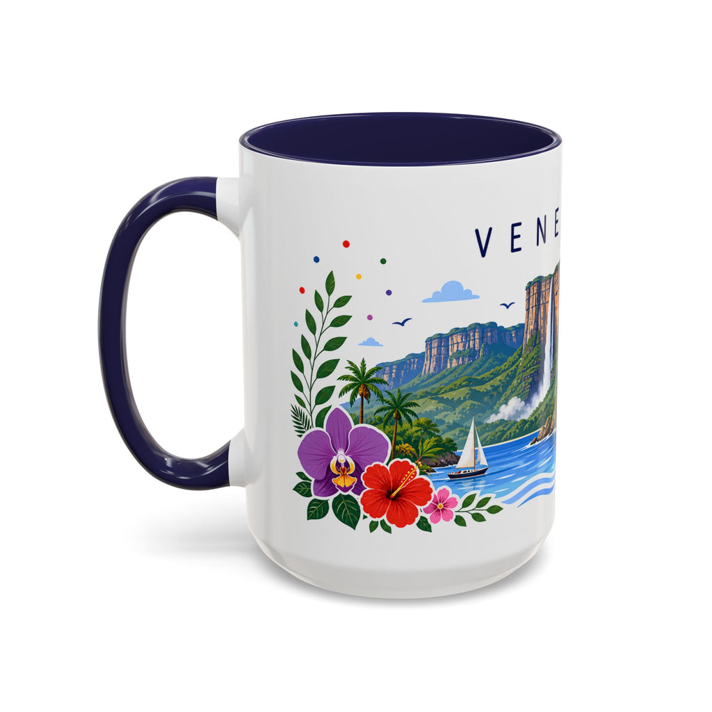 Venezuela Coffee Mug | Travel Souvenir Accent Mug | Place Gift Ceramic Cup 11oz 15oz