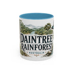 Daintree Rainforest Mug, Australia Travel Souvenir, Bucket List Gift, Accent Ceramic Coffee Mug 11oz 15oz
