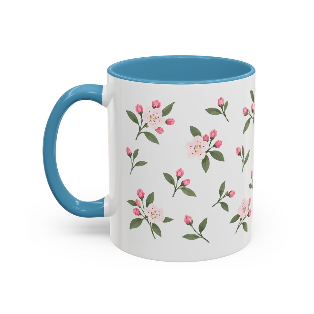 Pennsylvania Mountain Laurel Mug, State Flower Floral Coffee Cup, 11oz Botanical Gift
