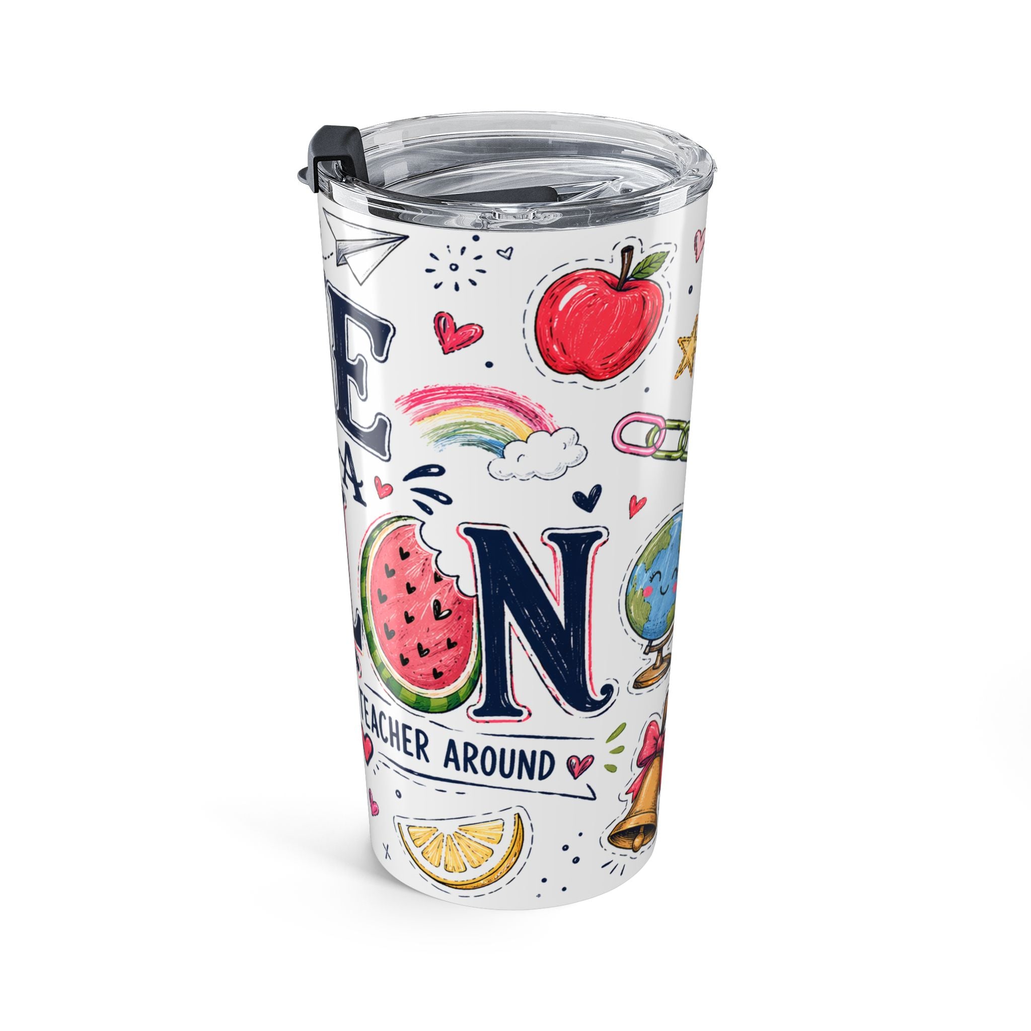 One in a Melon 20oz Tumbler | Sweetest Teacher Appreciation Gift | Insulated Stainless Steel Travel Cup
