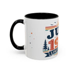 Custom Retro Birthday Mug | Personalized Month Year Gift (11oz 15oz)