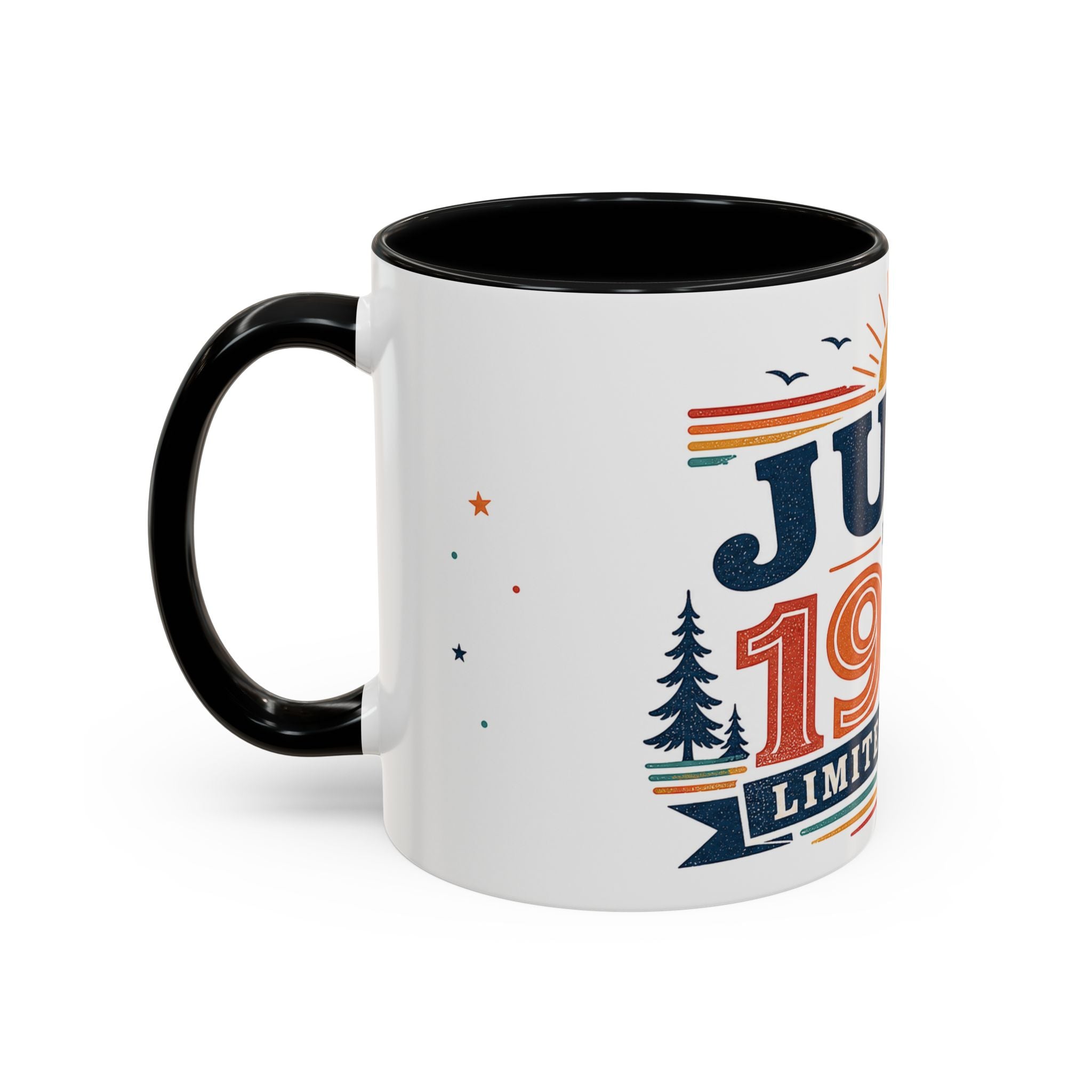 Custom Retro Birthday Mug | Personalized Month Year Gift (11oz 15oz)