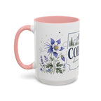 Colorado State Mug | Rocky Mountain Botanical Design | Moving Away Gift