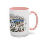 Ladakh Mug, India Travel Souvenir, Bucket List Gift, Accent Ceramic Coffee Mug 11oz 15oz