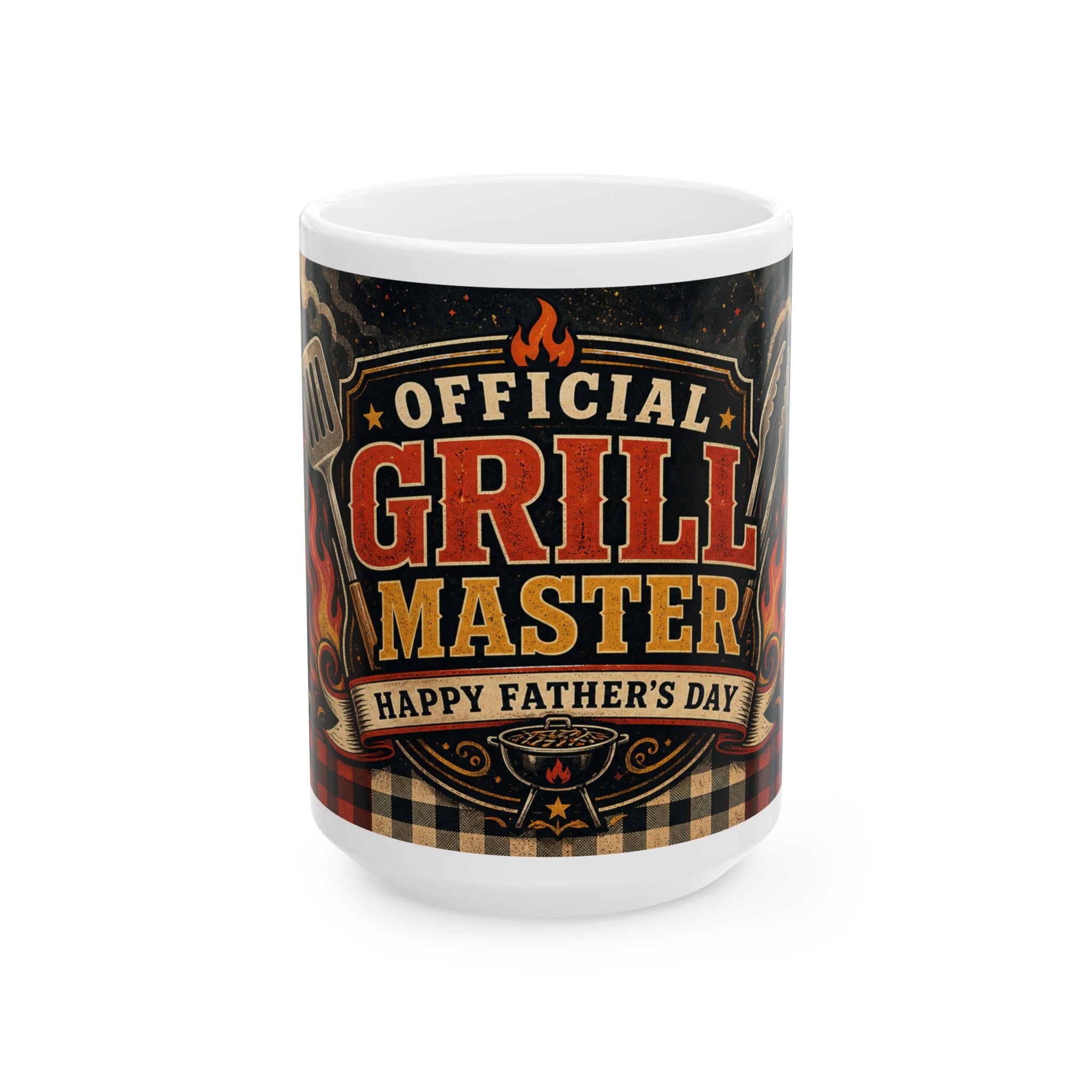 Official Grill Master Father's Day Coffee Mug | Dad Gift | Ceramic 11oz 15oz Cup