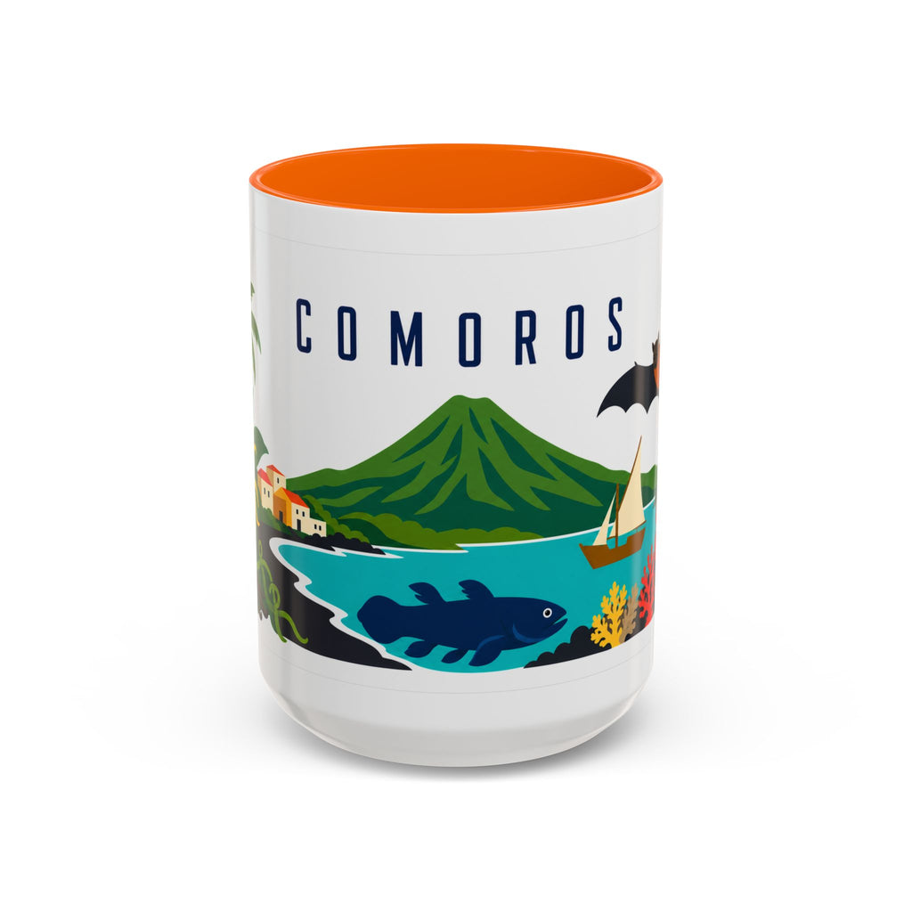 Comoros Coffee Mug | Travel Souvenir Accent Mug | Country Gift Ceramic Cup 11oz 15oz