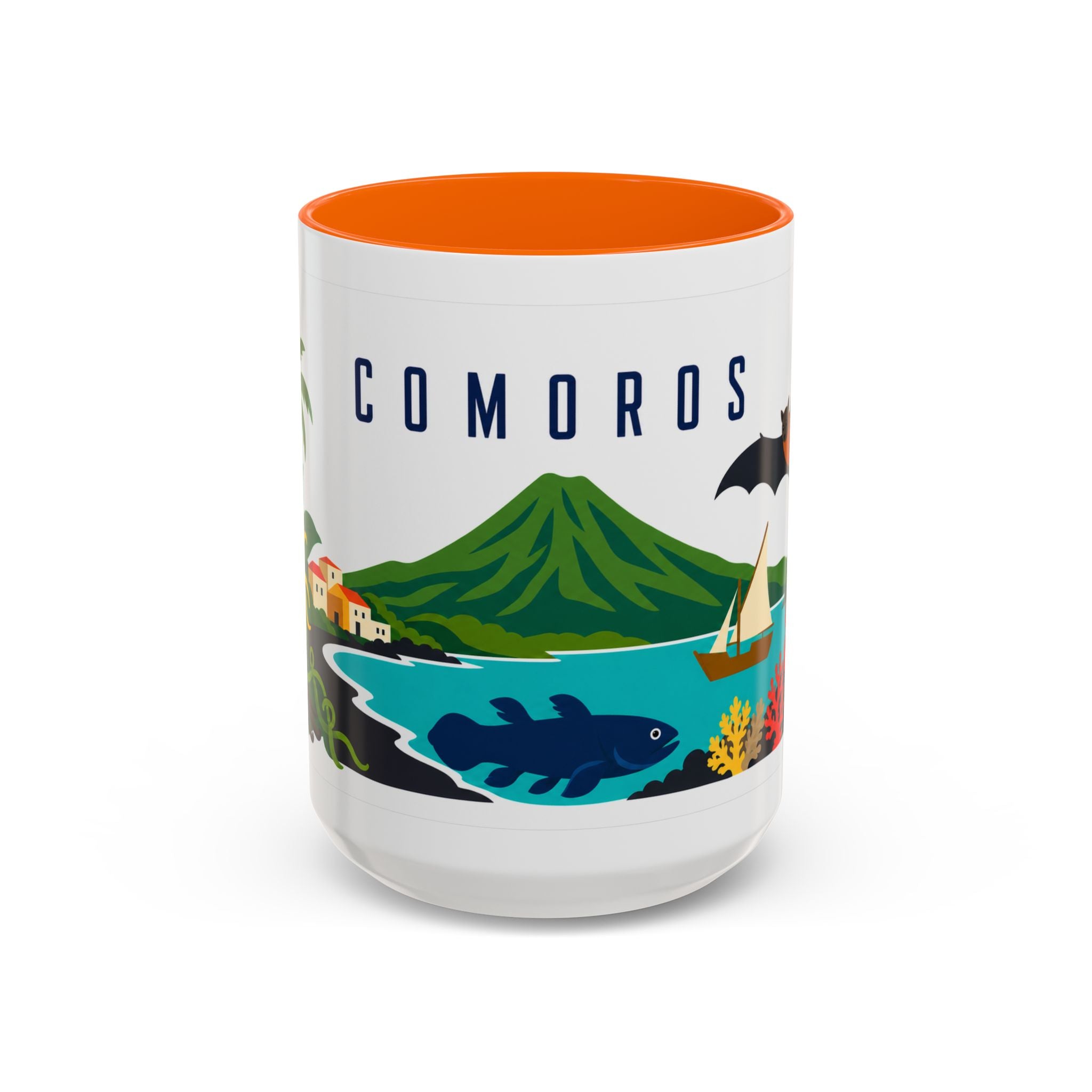 Comoros Coffee Mug | Travel Souvenir Accent Mug | Country Gift Ceramic Cup 11oz 15oz