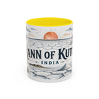 Rann of Kutch Mug, India Travel Souvenir, Bucket List Gift, Accent Ceramic Coffee Mug 11oz 15oz