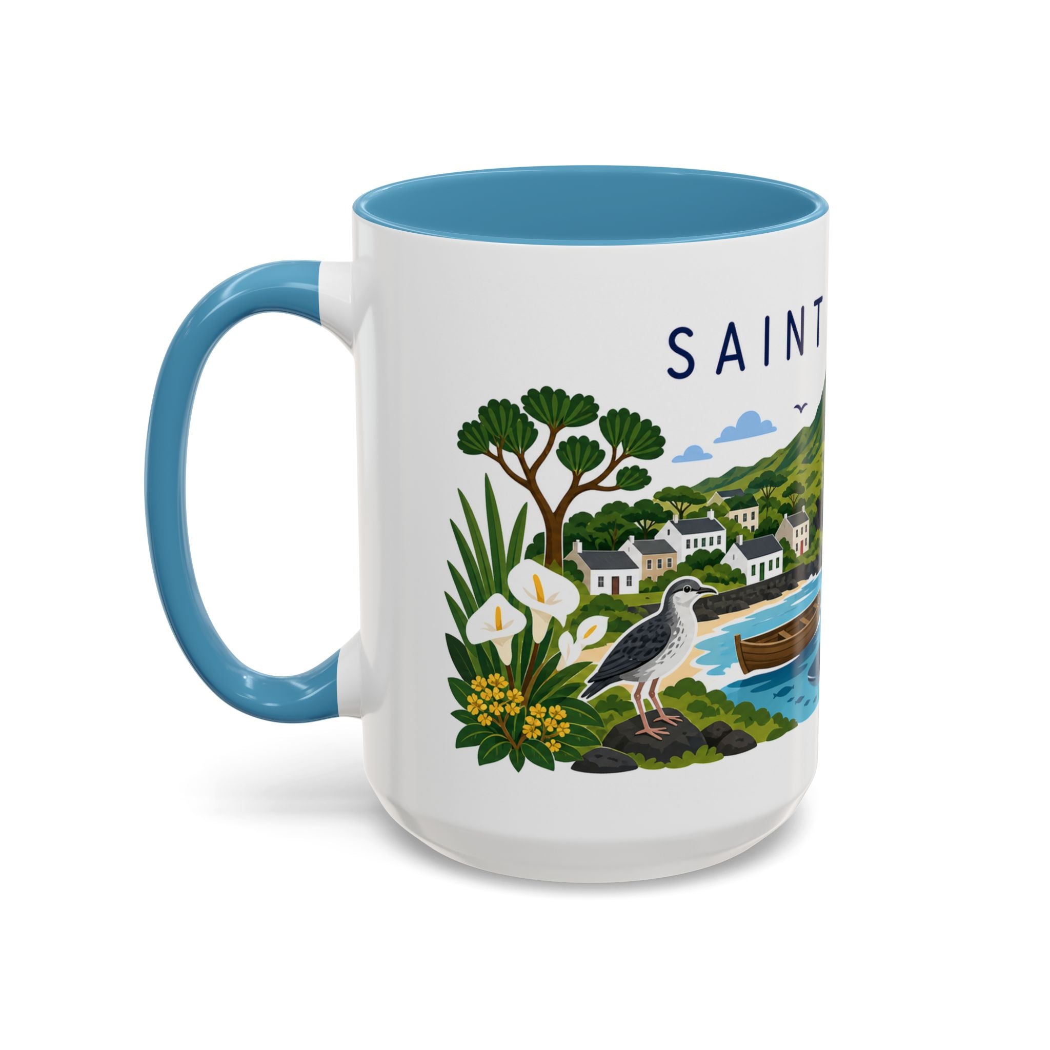 Saint Helena Coffee Mug | Travel Souvenir Accent Mug | Country Gift Ceramic Cup 11oz 15oz