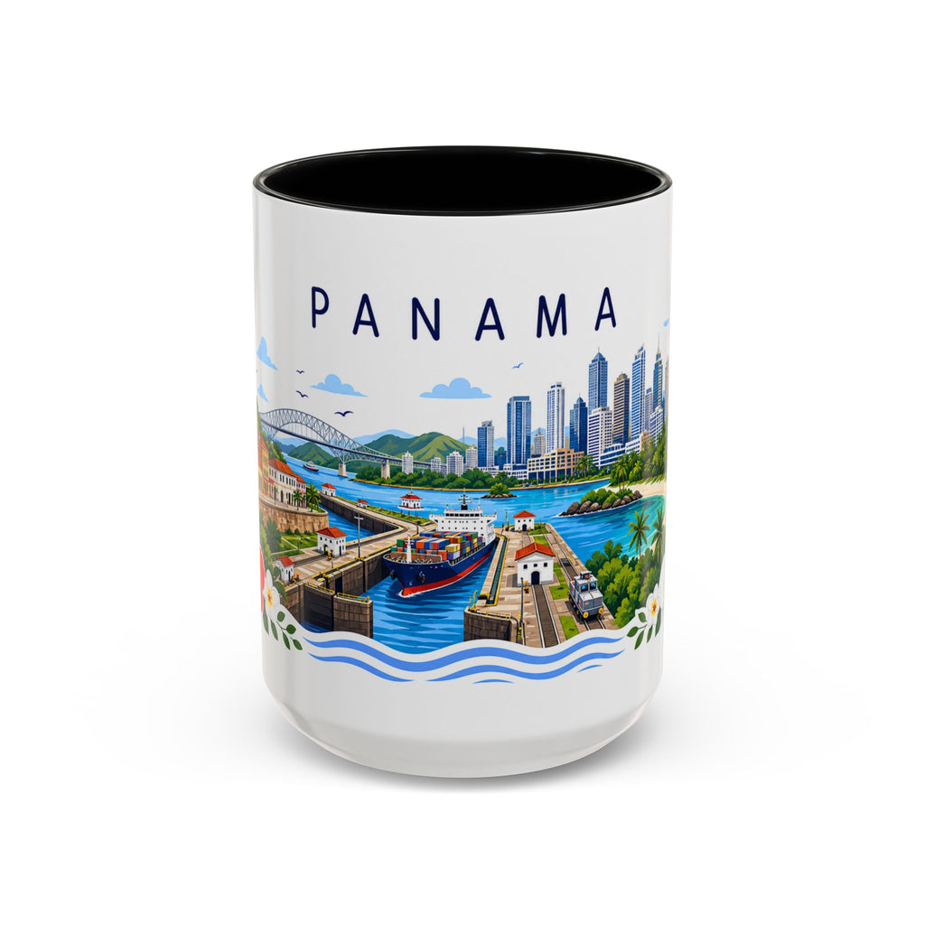 Panama Coffee Mug | Travel Souvenir Accent Mug | Place Gift Ceramic Cup 11oz 15oz