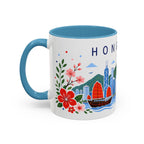 Hong Kong Coffee Mug | Travel Souvenir Accent Mug | Place Gift Ceramic Cup 11oz 15oz
